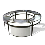 Customized arc-shaped cabinet